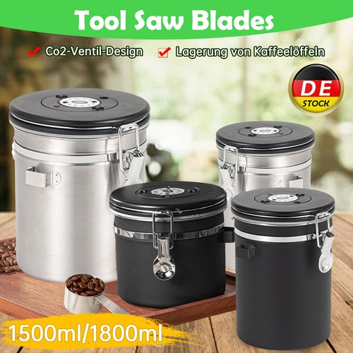 Edelstahl kaffeedose luftdicht - edelstahl,