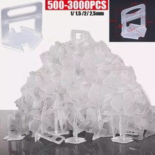 500-3000 St Nivelliersystem Zuglaschen Fliesen 1mm-2,5mm Verlegehilfe Laschen~