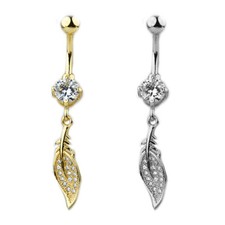 Feder Gold Silber mit