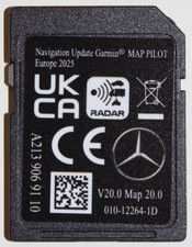 SD KARTE für MERCEDES GARMIN