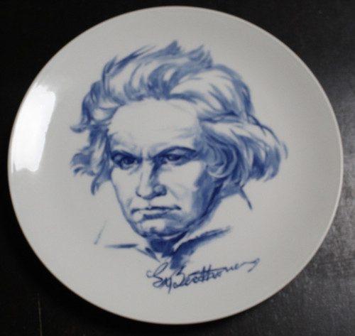 Wandteller meissen ludwig van - meissen,
