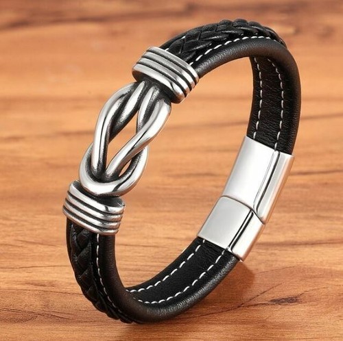 Armband herren knoten schwarz - herren,