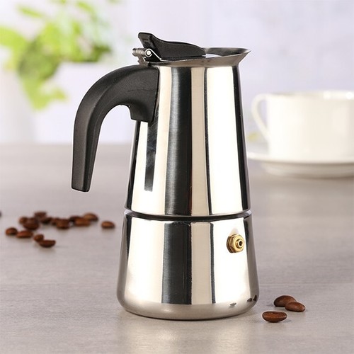 Espressokocher 100ml edelstahl - 100ml,