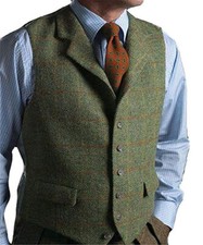 Herren tweed anzug - anzug, weste