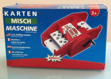 Amigo 5000 Kartenmischmaschine mit Kurbel rot