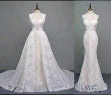 UK weiß abnehmbare Schleppe