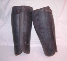 alte Ledergamaschen Victoria BMW Ardie Horex NSU Harley Tornax DKW Zündapp Elfa