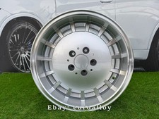 4X R16 Zoll 5x112 Mercedes Lorinser Style Silber + Poliert Rand Räder : Für Sl