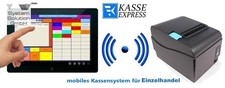 10" Mobile Kasse Einzelhandel Supermarkt Kiosk: Terminal Drucker TSE-konform