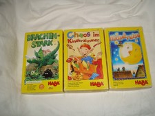 3x HABA  4480Mondreise 2/3 Jahre +Drachenstark 4498/ Chaos im Kinderzimmer 4350