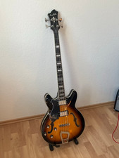 Hagstrom Viking halbakustik Bassgitarre Linkshänder