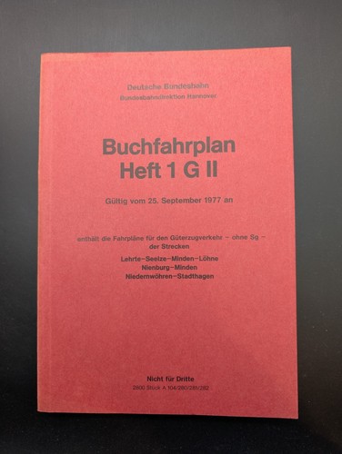 Buch buchfahrplan heft - g, ii