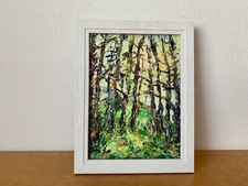 Wald bäume ölgemälde auf - bäume,