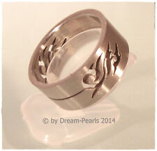 ♥ Edelstahl Ring Stainless steel Gothik viele Motive Gr. 17 18 19 20 21 22 ♥
