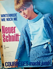 altes Modeheft Neuer Schnitt v. 1965 + Mode aus Paris, Puppenmode, Brautkleider