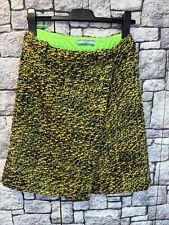 PRADA  ROCK It 40,DE 36-38 Wickelrock A-Linie, Schurwolle-Neon grün Futter 17D86