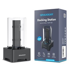 M.2 SSD Docking Station für alle M.2 SSDs NVMe+SATA, leise Lüfter f. Kühlung