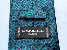 LANCEL Seidenkrawatte marine