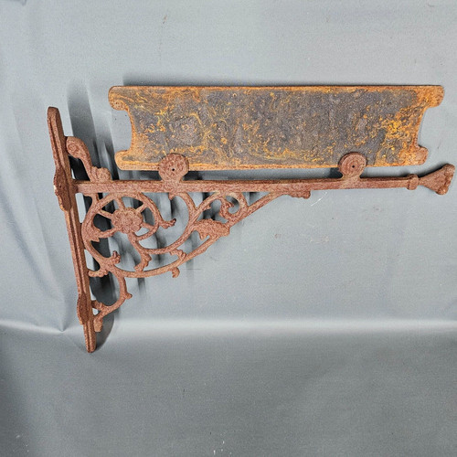Gusseisen ausleger werbeschild - gusseisen,