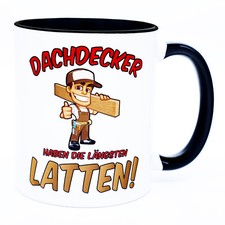 Dachdecker Tasse Geschenk Idee
