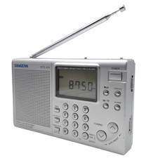 Sangean ATS 404 Weltempfänger Synthesized Receiver FM/MW/SW Radio - geprüft