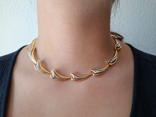 750 gold collier bicolor - 750,