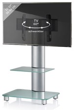 TV Standfuß Ständer Rack Alu
