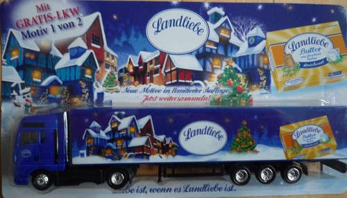 Werbetruck landliebe lkw man - werbetruck,