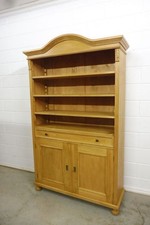 Schöner Bücherschrank aus Weichholz Regal Bibliothekschrank Wandschrank Kiefer