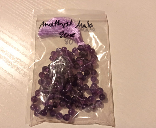 Echte amethyst mala kette - !!!,
