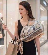 Seide bandana tuch - seide, gold
