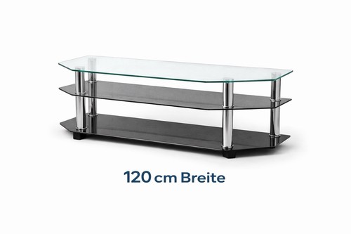 Tisch tv lowboard glas - tv,