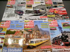 11 Hefte, Modelleisenbahner MEB, -Jahrgang 2023- , ohne Heft 6, s. g. erhalten !
