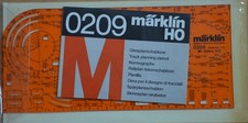 Märklin Gleisplanschablone 0209
