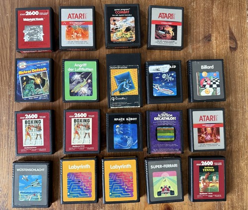 Atari 2600 spiele auswahl - spiele,