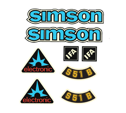 Aufkleber abziehbild simson - aufkleber,