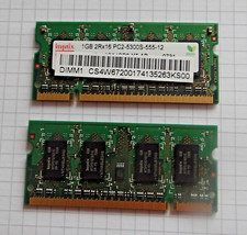 2 x 1GB RAM Arbeitsspeicher - HYNIX - 1GB 2Rx16 PC2-5300S-555-12