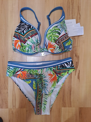 Neu bügel bikini - bÜgel-bikini, blau-türkis