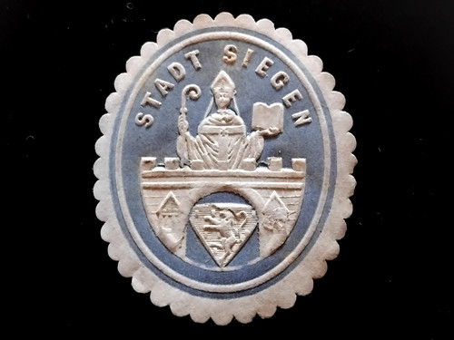 Siegelmarke stadt siegen - stadt, 4628