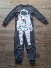 Jako-o Schlafanzug/Einteiler,Gr. 116/122,blau,Astronaut,gut