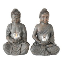 Buddha Windlicht,  41cm 2