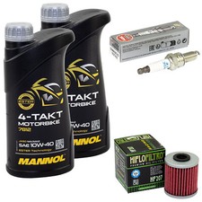 Inspektion Set für Suzuki RM-Z 450 RL RMZ 450 2007-2024 Öl 2L Ölfilter Zündkerze