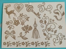 Hotfix Legeboard / Legeschablone für 2mm Hotfix / 11 Motive 23,5 * 32 cm