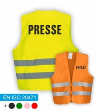 Presse warnweste signalweste - presse,