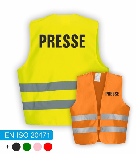 Presse warnweste signalweste - presse,