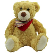 Althans Club Hellbrauner Teddy mit Halstuch Kuscheltier 30cm Gebraucht Teddybär