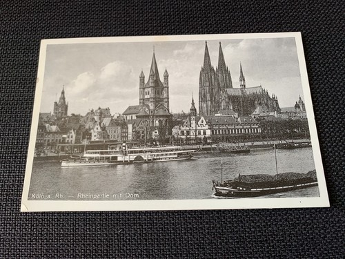 Köln rhein dom st - ak,