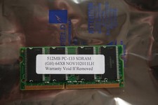 SDRAM Speichermodul 512MB PC-133 für Notebook / Laptop 144pin