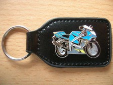 Schlüsselanhänger Suzuki GSX-R 600 / GSXR600 blau blue Motorrad Art. 0808