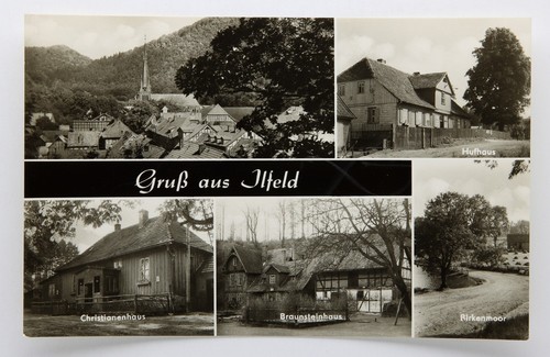 Echtfoto postkarte gruß aus - postkarte,